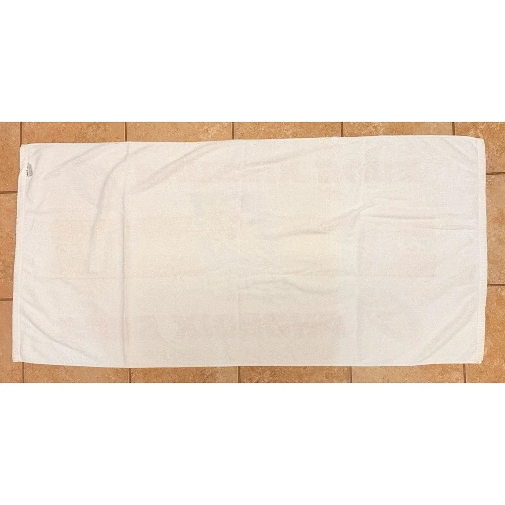 Vintage Phoenix Suns NBA Beach Bath Towel White 56x27 Basketball Logo Cotton